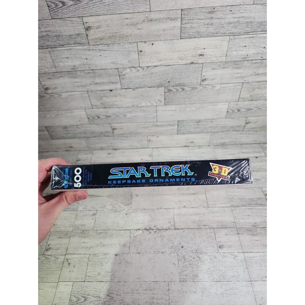 Star Trek 500 Piece Puzzle Keepsake Ornaments 3D 1994 New Vintage Springbok